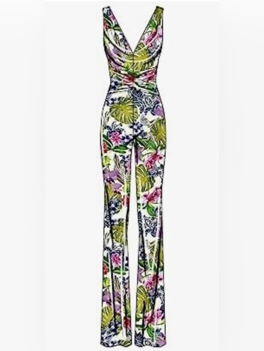 GUESS SS COWL POPLIA JUMPSUIT